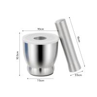 ราคา ครกหินแท้ ครกอ่างศิลา ครกหิน marble mortar ทรงลึกลายอ่างศิลา ขนาด 4นิ้ว พร้อมสาก ตำพริกแกงได้ ขนาด 9 10 13 และ15cm Dee CoffeeTH (22421371037)