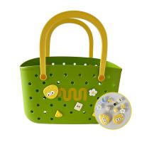 ราคา โดปามีน ตะกร้าอาบน้ำแบบพกพาตะกร้าเก็บของในห้องน้ำตะกร้าอาบน้ำพลาสติกนิ่มสำหรับซื้อผักระบายน้ำกลวง (22254079849)