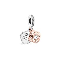 ราคา 100 925 Sterling Silver Pendant Sparkling Snowflake Rose Daisy Flower Bee Clip Charm Bead Fit Original Pandora Bracelet Jewelry (21480732023)