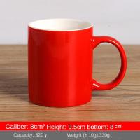 ราคา ถ้วยชากาแฟเคลือบสีเครื่องกระเบื้องสีขาวแก้วน้ำในครัวเรือนถ้วยกาแฟเซรามิกและแก้ว (21222666283)