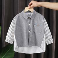 ราคา เสื้อเชิ้ตแขนยาว สีขาว ขนาดเล็ก แฟชั่นฤดูใบไม้ร่วง สําหรับเด็กผู้ชาย (21650669516)