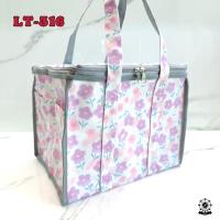 ราคา กระเป๋าผ้าเคลือบ PVC กันน้ำ ซิป3ด้าน ทรงลูกเต๋า รุ่น LT (6752552859)