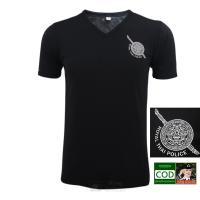 ราคา เสื้อยืดซับในตำรวจ เสื้อยืดตำรวจ สกรีนตรา โล่เขน ROYAL THAI POLICE และ เสื้อยืดเปล่า ไม่กสรีน สีดำ คอวี (21465384867)