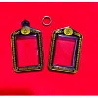 ราคา กรอบพระหลวงพ่อกวย งานเลเซอร์ ใส่รูปถ่ายหลวงพ่อกวยปี61 67 สวยทนแข็งแรง (22217304551)