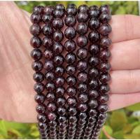 ราคา หินโกเมน Natural Garnet 42 cm long 6 mm 8 mm 10mm size Available (12582107857)