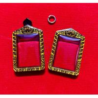 ราคา กรอบพระหลวงพ่อกวย งานเลเซอร์ ใส่รูปถ่ายหลวงพ่อกวยปี61 67 สวยทนแข็งแรง (22597350031)