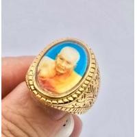 ราคา แหวนทอง 18k หลวงปู่ศิลา หลวงปู่ทวด หลวงพ่อรวย หลวงพ่อพัด แหวนมงคล ช่วยเสริมบารมี มี 4 แบบให้เลือกเลยนะคะ (22410286648)