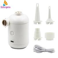 ราคา อุปกรณ์ตั้งแคมป์กลางแจ้งแบบพกพาปั๊มลมไฟฟ้า Usb น้ำหนักเบาสำหรับที่นอนเป่าลมห่วงยางว่ายน้ำ (19267397131)