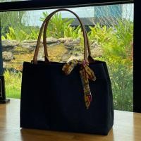 ราคา พร้อมส่ง กระเป๋าผ้าแคนวาส สไตล์minimal Vintage ฟรีริบบิ้น ผ้าCottonหนา ใบใหญ่ ตั้งได้ หูหิ้วคงทน งานตัดเย็บคุณภาพในไทย (11179121298)