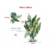 ราคา สติกเกอร์ผนัง สติ๊กเกอร์ติดผนัง ติดกระจก สติกเกอร์ดอกไม้ แต่งผนัง ลายดอกไม้ wallpaper sticker 3d diy (17335250044)