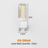 ราคา TOMAX 5Pcs G9ไฟ LED หลอดไฟ Tricolor อบอุ่น เย็นสีขาว3W 5W 7W 9W สำหรับโคมระย้าหลอดไฟ G9 LED 360องศาหลอดไฟ (17175519173)