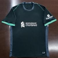 ราคา เสื้อฟุตบอลสโมสร ทีม ลิเวอร์พูล เยือน สีดำ ล่าสุดปี 2024 25 AA0116 เกรดแฟนบอล รับทำชื่อ เบอร์ ไซส์เอเชีย XS 4XL (22602255961)