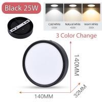 ราคา ไฟดาวน์ไลท์led ดาวน์ไลท์ติดลอย โคมไฟเพดาน led ไฟเพดานทรงกลม ดาวน์ไลท์ 3สี Down Light กลมledไฟห้องนอน (22422319415)