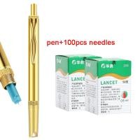 ราคา ปากกาเจาะเลือดทองแดงบริสุทธิ์ ฟรี50ชิ้นมีดหมอ28กรัมการรักษาด้วยการครอบแก้วการฝังเข็ม (18497573967)