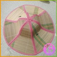ราคา Thai Dee หมวกสานปีกกว้าง พับเก็บได้ ขนาดใหญ่ พับเก็บเป็นพัดคลายร้อนได้ หมวกกันแดด Straw hat (22518912428)