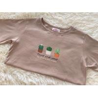 ราคา Jarika shop เสื้อยืดลายกระบองเพชร งานป้าย Jarika จ83 (17226142671)