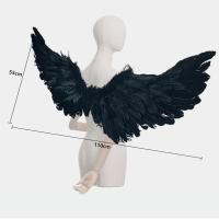 ราคา ปีกนางฟ้าขนนกสีขาวทรงสวิฟท์สำหรับเด็กผู้ใหญ่การแสดงเจ้าสาวเด็กดอกไม้แต่งตัวอุปกรณ์ประกอบฉากปีศาจฮาโลวีน (20034419302)