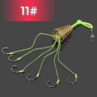 ราคา F042 ตะขอตกปลา แบบระเบิด6ตะขอ เบ็ดตกปลา อุปกรณ์เสริมตกปลาขนาดเล็ก พร้อมส่ง (21560997368)