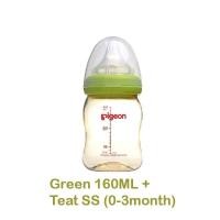 ราคา พร้อมส่งในประเทศไทยขวดนมพีเจ้น pigeon งานนำเข้า รุ่นคอกว้าง สีชา จุกเสมือนนมแม่ 5oz 8oz คอกว้าง (21680668116)