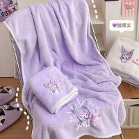 ราคา สินค้าพร้อมส่ง เซ็ตผ้าขนหนูลายSanrio 3มิติ ลาย คิตตี้ คุโรมิ ผ้าเช็ดตัว ผ้าเช็ดหน้า Set2ชิ้น ผ้าขนหนูอาบน้ำ ผ้าเช็ดหน้า ผ้าเช็ดผม แห้งเร็ว ผ้าเช็ดตัวลายการ์ตูน เซ็ตผ้าขนหนู ผลิตจากผ้าขนแกะปะการัง นิ่ 