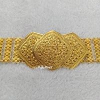 ราคา เข็มขัดล้านนาเส้นใหญ่ เข็มขัดสีทอง เข็มขัดประดับชุดไทย (15866793453)