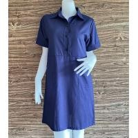 ราคา ชุดแซก เดรสทรงเอ เดรสกระดุมหน้า เดรสพอดีเข่า เดรสทรงเอคอเชิ้ต เดรสทรงเอแขนสั้น เดรสแขนสั้นทรงเอ เดรสสีกรม เดรสยาวพอดีเข่าแขนสั้น เดรสหน้าร้อน (22572352532)