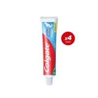 ราคา มี 3 แพ็คให้เลือก ยาสีฟัน คอลเกต ริ้วใสเย็นสดชื่น 140 กรัม Colgate Anticavity Toothpaste Double Cool Stripe 140g (21932545393)