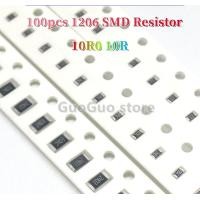 ราคา 100ชิ้น1206ตัวต้านทาน SMD 1 0 1R 1R ตัวต้านทาน100R 1KR 10KR 100KR 1MR 10MR โอห์มตัวต้านทานชิป0 25W 1 4W R100 1R00 10R0 1000 1001 1002 1003 1004 1005 (18240791809)