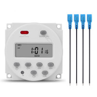 ราคา ส่งของจากประเทศไทย BEATY CN101A 12V 24V 220V Digital Timer Switch 7 วันรายสัปดาห์ รีเลย์โ ปรแกรมเมอร์ในตัวมีแบตเตอรี่ ไฟดับไม่ต้องตั้งค่าใหม่ (19534031941)