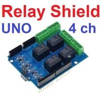 ราคา DC 5V 4 Channel Relay Shield Module 4 CH Small Current Signal Control High Drive for Arduino UNO (16810570854)