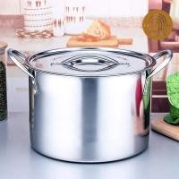 ราคา หม้อแขก หม้อทำอาหาร หม้อเบอร์ 26 หม้อสแตนเลส หม้อทำกับข้าวมีหูหิ้ว พร้อมส่ง (20391909714)