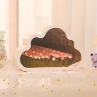 ราคา NEWMINE CN เมฆดอกทิวลิปไฟกลางคืน DIY กระจกทำมือสร้างสรรค์ทะเลดอกไม้บรรยากาศโคมไฟเดสก์ท็อปตกแต่งเมฆกระจก (21825323591)