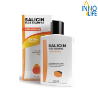 ราคา Salicin Plus Shampoo Extra Formula ซาลิซิน พลัส แชมพู Tar oil Selenium Sulfide 60 ml inno (22221813911)