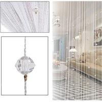 ราคา ZMHT Dream Hunter 100 200ซม ผ้าม่านหน้าต่างคริสตัลอะคริลิคสายร้อยลูกปัดม่านประตูฉากลูกปัด Divider Fringe หน้าต่างผ้าม่าน2021 (19107228760)