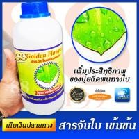 ราคา สารจับใบชนิดเข้มข้น 1 ลิตร สารจับใบชนิดเข้มข้น สูตรพิเศษ Golden Flower สารจับใบ คุณภาพ ขนาด 1 ลิตร ใช้สำหรับผสมกับสารป้องกันและกำจัดศัตรูพืชได้ทุกชนิด (10905898387)