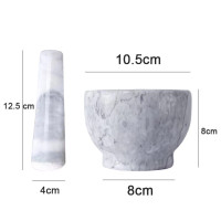 ราคา ครกหินแท้ ครกอ่างศิลา ครกหิน ทรงลึกลายอ่างศิลา ขนาด 4นิ้ว พร้อมสาก ตำพริกแกงได้ marble mortar lululight (22089108157)