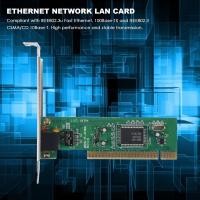 ราคา SFF PCI Network Card RTL8139D Expansion Card 100Mbps RJ45 Ethernet Network LAN Card Desktop Extended Wired Network Card (21431004179)