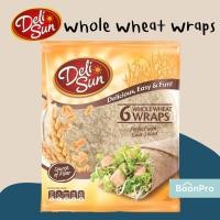 ราคา แผ่นแป้งแร็พ Deli Sun Wraps Whole Wheat Plain Chia Tortilla Wraps เดลิซัน แผ่นแป้งสำเร็จรูป แป้งตอร์ติญ่า แผ่นแป้งแร็พ (21414955172)