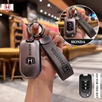 ราคา ปลอกกุญแจรถยนต์ แบบพับได้ สําหรับ Honda ซองกุญแจ สำหรับ JAZZ HRV CRV CITY BRIO CIVIC เคสกุญแจ jazz gk เคสกุญแจรถ civic fb พวงกุญแรถยนต์ honda (22257642824)