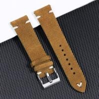 ราคา สายหนังนิ่มหนังแท้ Qinband 18มม 20มม 22มม สร้อยข้อมือแบบวินเทจสำหรับเปลี่ยนสายนาฬิกาสายนาฬิกานาฬิกาหนังแบบปลดได้อย่างรวดเร็ว (18480402405)