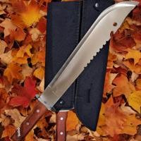 ราคา อุปกรณ์เดินป่า มีดยาว มีดสปาต้า มีดเดินป่า MLJ 80 ใบเลสด้ามไม้ มีดยาว มีดสปาต้า มีดเดินป่า 49cm (21469491613)