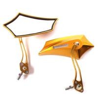 ราคา Gr s กระจกมองหลังรถจักรยานยนต์ 1 คู่พร้อมเกลียว 8 10 มม ปรับกระจกทนทานสำหรับจักรยาน Scooter Cruiser (18675277195)