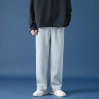 ราคา M 5XL สีดำ สีเทา กางเกง วอร์ม ผู้ชาย คนอ้วน กางเกงขากระบอก วอมขายาว กางเกงยืด กางเกงวอร์มผู้หญิง (21516057362)