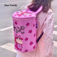 ราคา QIAN TI ZI Mojietuทุกอย่างสามารถน้อยน่ารักดินสอสีกระเป๋านักเรียนทั้งเก่าและใหม่บ๊อกเซอร์ลายบิสกิตจระเข้ขนาดเล็กเป้สะพายหลังกระเป๋ามีซิปเปิดด้านบน (22139414617)