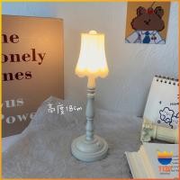 ราคา TOP โคมไฟตั้งโต๊ะย้อนยุค LED โคมไฟข้างเตียง ขนาดเล็ก LED light (14829819885)