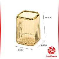 ราคา Thaihome กล่องเก็บแปรงแต่งหน้า แบบใส เก็บอุปรณ์กรการเขียนได้ Makeup brush holder (21642209999)