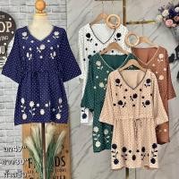 ราคา เสื้อปักลาย อก47ยาว30น คอจีน ผ้าปักลายดอกไม้เนื้อผ้านิ่มใส่สบายไม่ร้อน ขายปลีกและขายส่ง (22349523809)