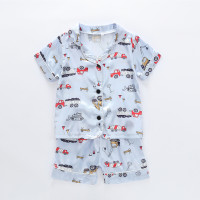 ราคา ชุดนอนเด็กชาย ชุดนอนเด็ก รถไดโนเสาร์ ชุดนอน ผ้า ซาติน เด็ก 90 130cm (21945616261)