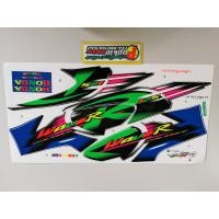 ราคา สติ๊กเกอร์ เวฟ WAVE 125 R ลายแต่ง ติดรถสี น้ำเงิน ปี 2004 รุ่น 6 (7009316024)