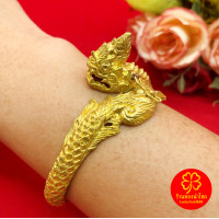 ราคา กำไลคลิปล็อคทองเหลืองพญานาค เส้นผ่านศูนย์กลาง 5 4 ซม ไม่ชุบ งานดิบ ทองเหลืองโบราณ เสริมบารมี พร้อมส่ง (22208316171)